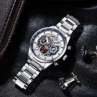 Reloj de Cuarzo de Lujo para Hombres CURREN 8391 Correa de Cuero Automático Moda Deportiva y Ocio - details 21