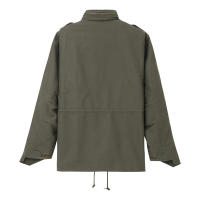 Otoño de gran tamaño vintage US Army Air Force verde oliva militar M65 chaqueta de campo sin relleno - details 9