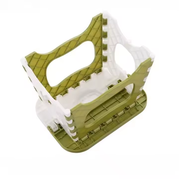 Pequeño Tejido de Bambú Ideal para Baño, Cocina, Jardín, Camping Silla Portátil para Adultos y Niños - 1