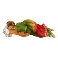 Religious Sculpture Decorative Artwork Religious Tabletop Display Sleeping Joseph Statue for Tabletop Home Shelf Office Car