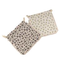 Organizador de estuches de cosméticos, bolsa de papelería de algodón con impresión, bolsa de cosméticos, bolsas de maquillaje, paquete con cordón, bolsa de almacenamiento de joyería de bolsillo - details 9