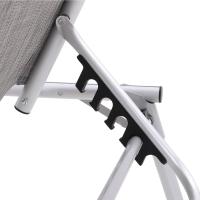 Silla de Senderismo Tumbona Reclinable Plegable, Ligera, 55 x 193 x 31 cm, Carga 150 kg - details 6