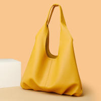 Bolso de axila para mujer, bolsa de bola de cuero suave de gran capacidad, bolso de hombro de moda para ir al trabajo - details 2
