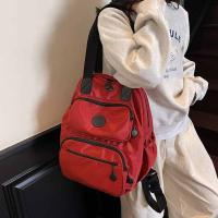Mochila deportiva de nailon de estilo coreano, bolso de hombro de viaje de nailon de gran capacidad, bolso de mano de Color sólido, bolso de Fitness para ordenador - details 11