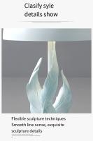 Lámparas de mesa de plumas de lujo ligero adornos de arte lámparas de Ambiente - details 8
