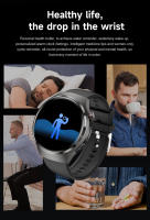 Reloj inteligente DK56 con Bluetooth, brújula de llamada, NFC, asistente de voz, SOS, detección de temperatura y ritmo cardíaco, modo deportivo, novedad de 2025 - details 23