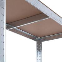 Estantería Modular de Acero Galvanizado y Antihumedad Paquete 2, 5 Baldos Ajustables, Carga Máxima 875Kg, 90x40x180cm - details 4