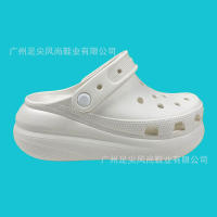 Agujeros zapatos de las mujeres zapatos de playas de suela gruesa aumento antideslizante zapatillas de suela suave desgaste exterior sandalias nube agujero - details 3