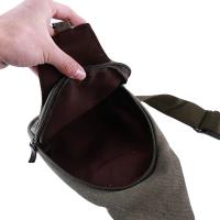 Bolso de hombro de cuero para hombre, bandolera pequeña multifuncional para exteriores, Estilo Vintage, 2024 - details 10