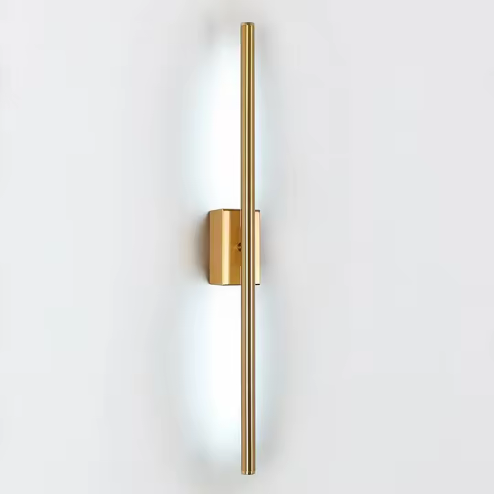 Lámpara de Pared LED Moderna y Minimalista Luz Dorada para Dormitorio, Sala de Estar, Pasillo - 1