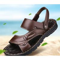 Sandalias de cuero para hombre, zapatos informales, ligeros y cómodos, para la playa y el verano - details 7