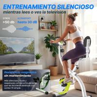 Bicicleta Estática Plegable hasta 130 KG Extra Silenciosa con Sillín de Comodidad Ajustable - details 11