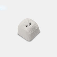Tecla personalizada de goteo de resina hecha a mano, Teclado mecánico, lindo Oso Blanco, regalo de vacaciones - details 4
