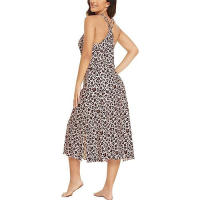 Primavera Verano Mujer Homewear Pijamas Vestido de tirantes Impreso Casa Casual Camisón Mujer - details 27