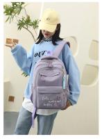 Mochila escolar ligera e impermeable para adolescentes, mochila de gran capacidad, ideal como mochila o regalo para escuela secundaria - details 1