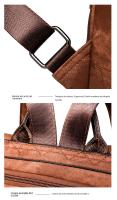 Mochila de Cuero de pu antirobo para Mujer, bolso de mano informal, bolso de viaje, bandolera - details 9