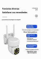 Cámara exterior doméstica 360 grados wifi Internet vigilancia inteligente Visión nocturna - details 4