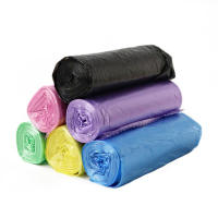 Bolsa de basura desechable de varios colores para cocina, contenedor de plástico grueso con forro para proteger la privacidad, 300 piezas - details 4