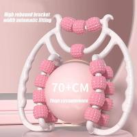 Rodillo masajeador redondo para cintura, anillo para músculos abdominales, Clip para pierna, tubo de estufa para limpiar los meridianos, herramientas portátiles de masaje para celulitis - details 22