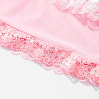 Lencería Sexy para mujer, conjunto de sujetador de encaje con realce, ropa interior, disfraz de sirvienta con aros - details 13