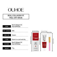 La mascarilla facial desprendible de colágeno nutre, hidrata, suaviza, reafirma, mejora la elasticidad, la piel natural y brillante. - details 0