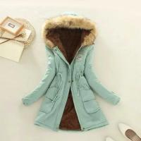 Chaqueta de algodón acolchada para mujer, abrigo informal ajustado con capucha, Parkas acolchadas, abrigo cálido, otoño e invierno, nové de 2025 - details 10