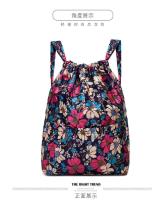 Mochila versátil de nailon con cordón para mujer, bolsa de deportes al aire libre, bolsa de cambio de gran capacidad, mochila de viaje ligera - details 13