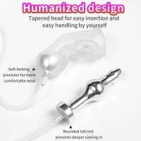 Esclavitud Sexual Irritatio Anal Plug Chastity Cage 2 en 1 estimulan ButtPlug y funda para pene glande masturbación juguetes sexys para hombres - details 2
