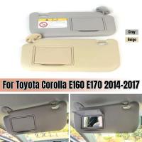 Toyota Corolla E160 E170 2014 2015 2016 2017 Parasoles izquierdo y derecho con espejo de maquillaje de repuesto - details 0