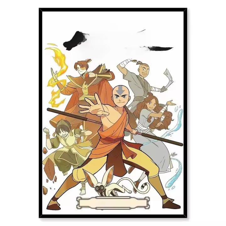 Póster De Pintura Moderna Sin Marco De Avatar La Última Airebender En Lienzo Para Decoración De Pared Del Salón Y Dormitorio - 1