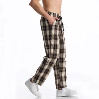 Pantalón à carreaux pour hommes, décontracté, avec cordon de serrage, droit, Harajuku, Hip-hop, pour l'extérieur, quotidien, nouvelle collection été - details 30