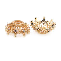 Cuentas de Flor de Brasso Dorado de 18K Joyería de Alta Calidad para Mujeres - details 17