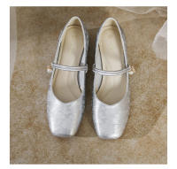 Retro versátil noche estilo nacional Mary Jane zapatos de las mujeres 2025 primavera y otoño nuevo cinturón de una palabra tacón medio boca ligera zapatos individuales mujeres - details 3