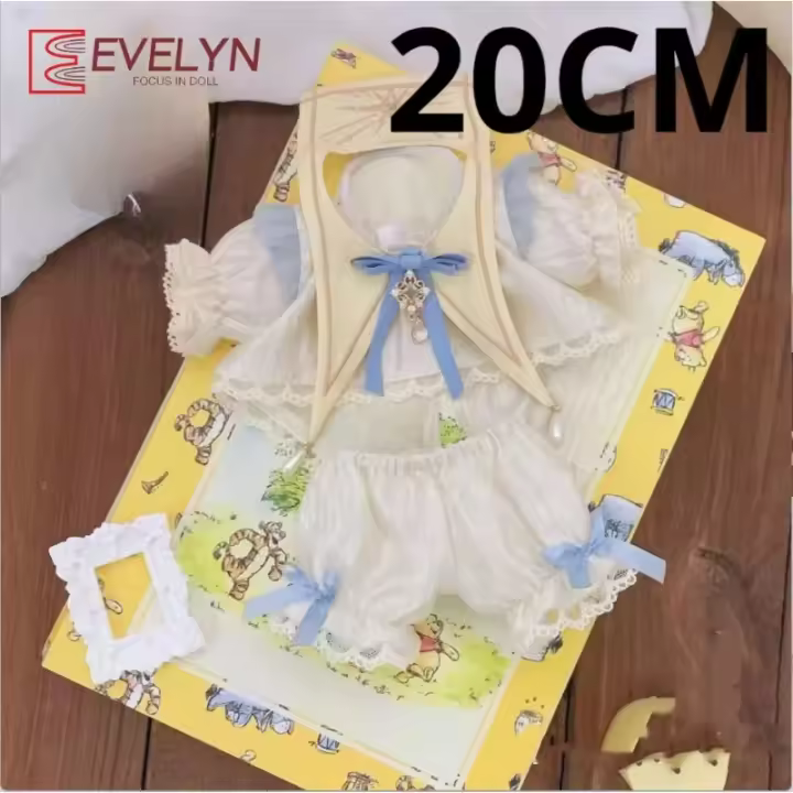 Evelyn-ropa para muñecas de 20CM, pijama elegante, accesorios, traje de Príncipe Medieval, Mini camisa, pantalones, conjunto de amor y espacio profundo Xavier - 1