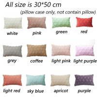 Almohada Rectangular a rayas con rombos de felpa para sala de estar, funda de cojín de tela de algodón para cama, funda de almohada textil para el hogar, decoración para sofá - details 0