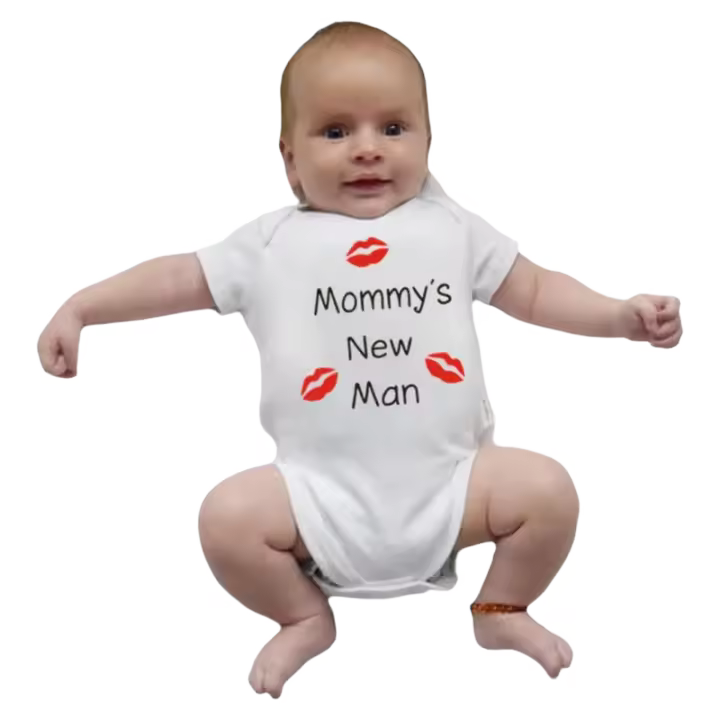 Ropa Recién Nacido, Ropa Manga Corta Niño, Nuevo Diseño Hombre Para Mamá, Pellets 100% Algodón, Negro de Costumes - 1