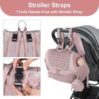Gran moda para mamá, bolso colgante para cochecito de madres, bolsos para mamá, mochila de viaje al aire libre - details 2
