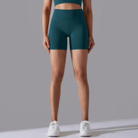 Pantalones cortos de Yoga para mujer, Shorts deportivos de secado rápido, realce de glúteos, sin costuras, para entrenamiento de ciclismo y gimnasio - details 2