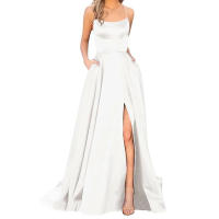 Vestidos de graduación para mujer, vestidos largos elegantes con Espalda descubierta, vestidos formales de talla grande - details 7
