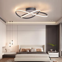 NEO Gleam-candelabro led moderno para sala de estar, lámpara de techo interior para dormitorio, sala de estudio, hogar inteligente, Alexa, negro/cromo/dorado - details 5