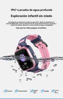 Relojes inteligentes niños Captura de video en HD Fitness deporte Seguimiento GPS reloj - details 6