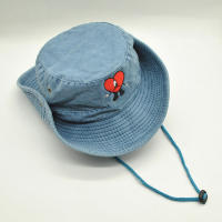 Sombrero de Pescador de Conejo Bordado de Algodón Sombrero de Sol Plegable para Verano para Hombres y Mujeres Gorra Deportiva y al Aire Libre - details 1