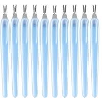 Juego de Tusos V para Uñas Pusher en Forma de V, Cortador de Cutículas, Herramientas de Manicura y Pedicura, 10 Piezas - details 6
