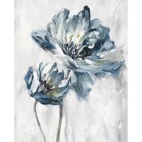 Ruopoty-Cuadro al óleo pintado a mano por números, pintura acrílica para el hogar, rosa, flores sobre lienzo - details 0
