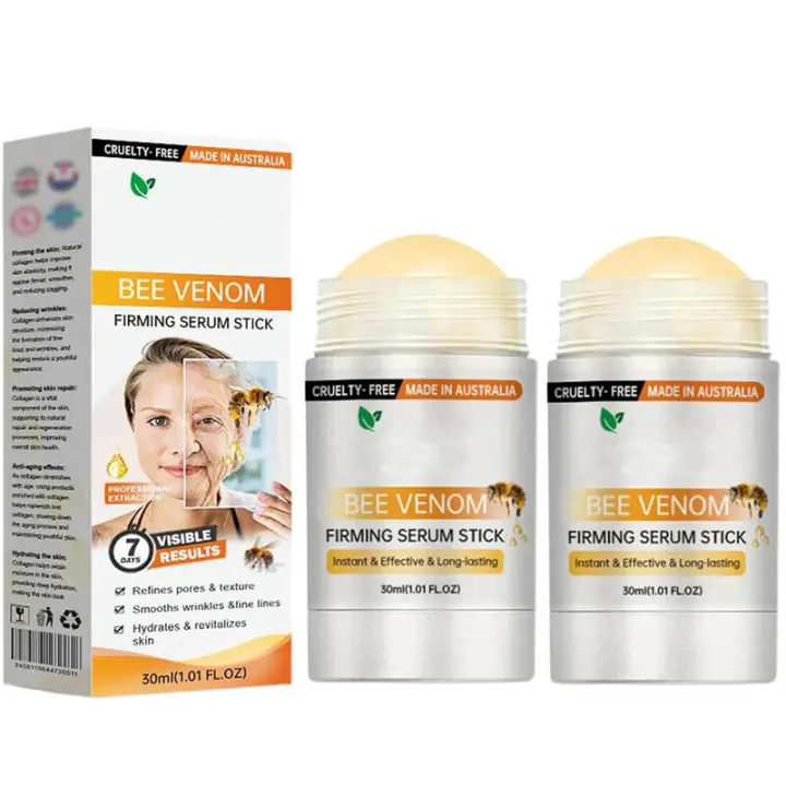 Botox Bee Venom Stick, crema avanzada reductora de arrugas, crema reafirmante para el cuerpo, levanta, hidrata, levanta y recupera, natural - 1