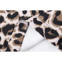 TRAFZA Conjunto de 2 piezas para mujer, pantalones largos con cremallera, traje informal suelto elegante vintage con estampado de leopardo sin mangas con cuello en V - details 22