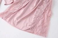 Ence Conjunto de bata de flores para mujer, kimono de boda con correa de cinta, ropa de dormir, 2 piezas - details 17