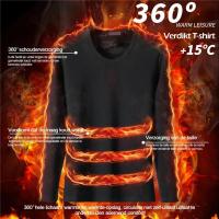 Conjunto de ropa interior para hombre Jersey de suéter de terciopelo con cuello redondo - details 4