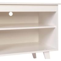 Mueble Moderno para Sala de Estar 4 Estantes de Almacenamiento Grande para Televisores de 55 Pulgadas 136 x 38 x 58 cm Madera Nero - details 10