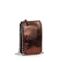 Bolso de mano con cuentas para mujer, bolso bandolera con cadena, bolso esmerilado para teléfono móvil, bolso con cremallera para mujer - details 10